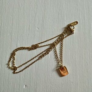 Real gold pendant necklace